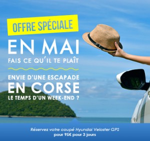 Offre Spéciale sur Figari, Louez un Veloster Hyundai à bas prix